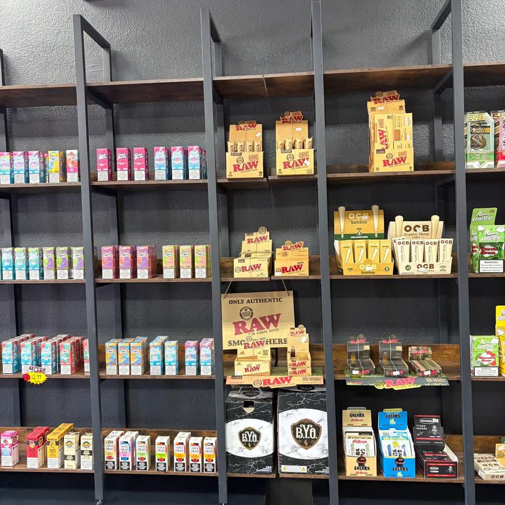 A Local Guide to Finding a Quality Smoke Shop Near Rainbow Boulevard in Las Vegas Organized smoke shop interior in Las Vegas